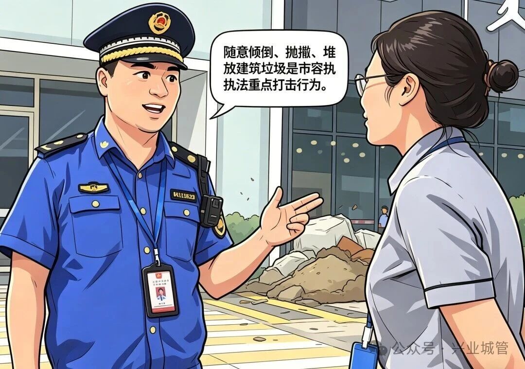 玉林市兴业县建筑垃圾处置红线,违规严查重罚